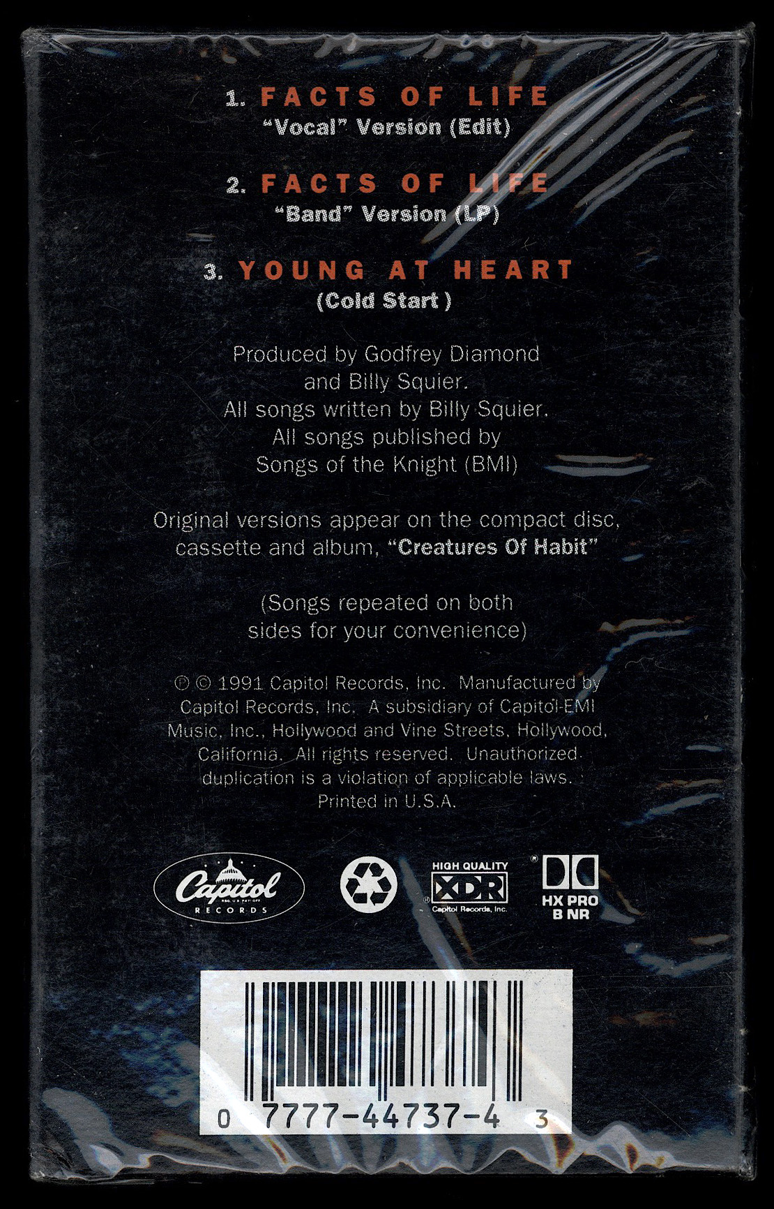 Cassingle cover