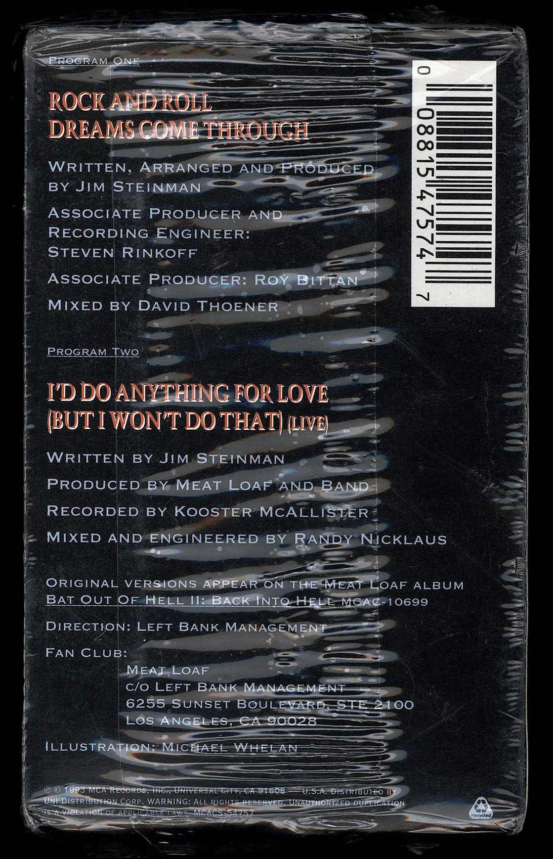 Cassingle cover