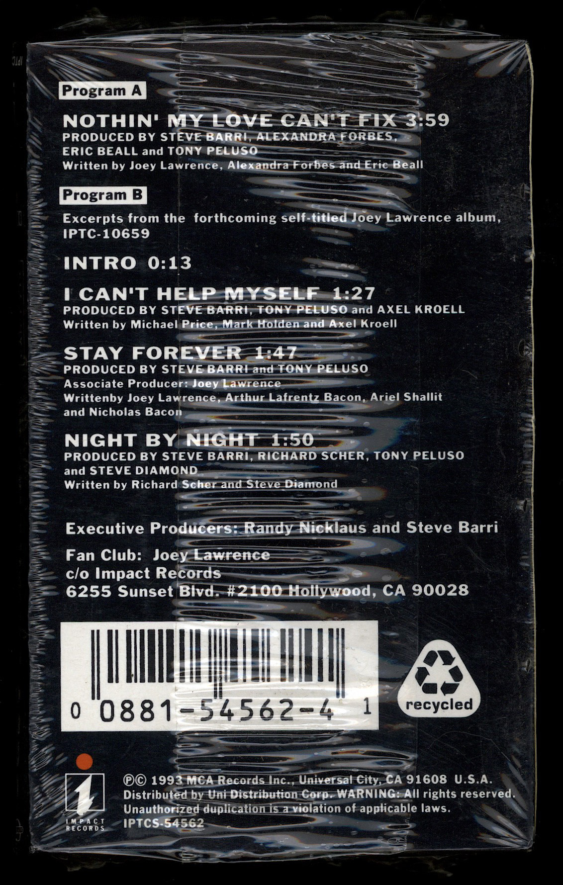 Cassingle cover