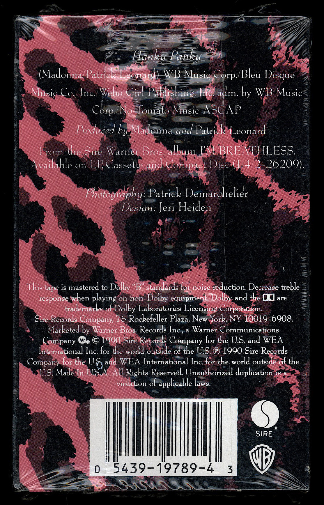 Cassingle cover