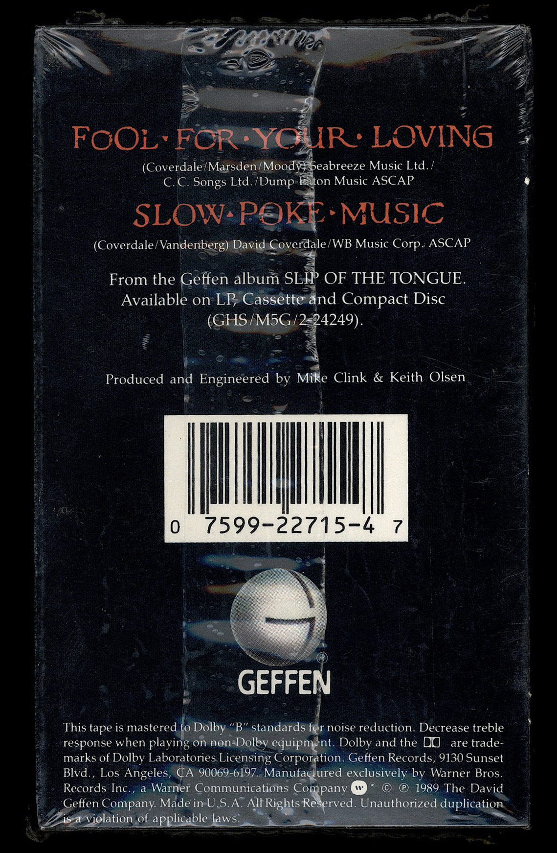 Cassingle cover