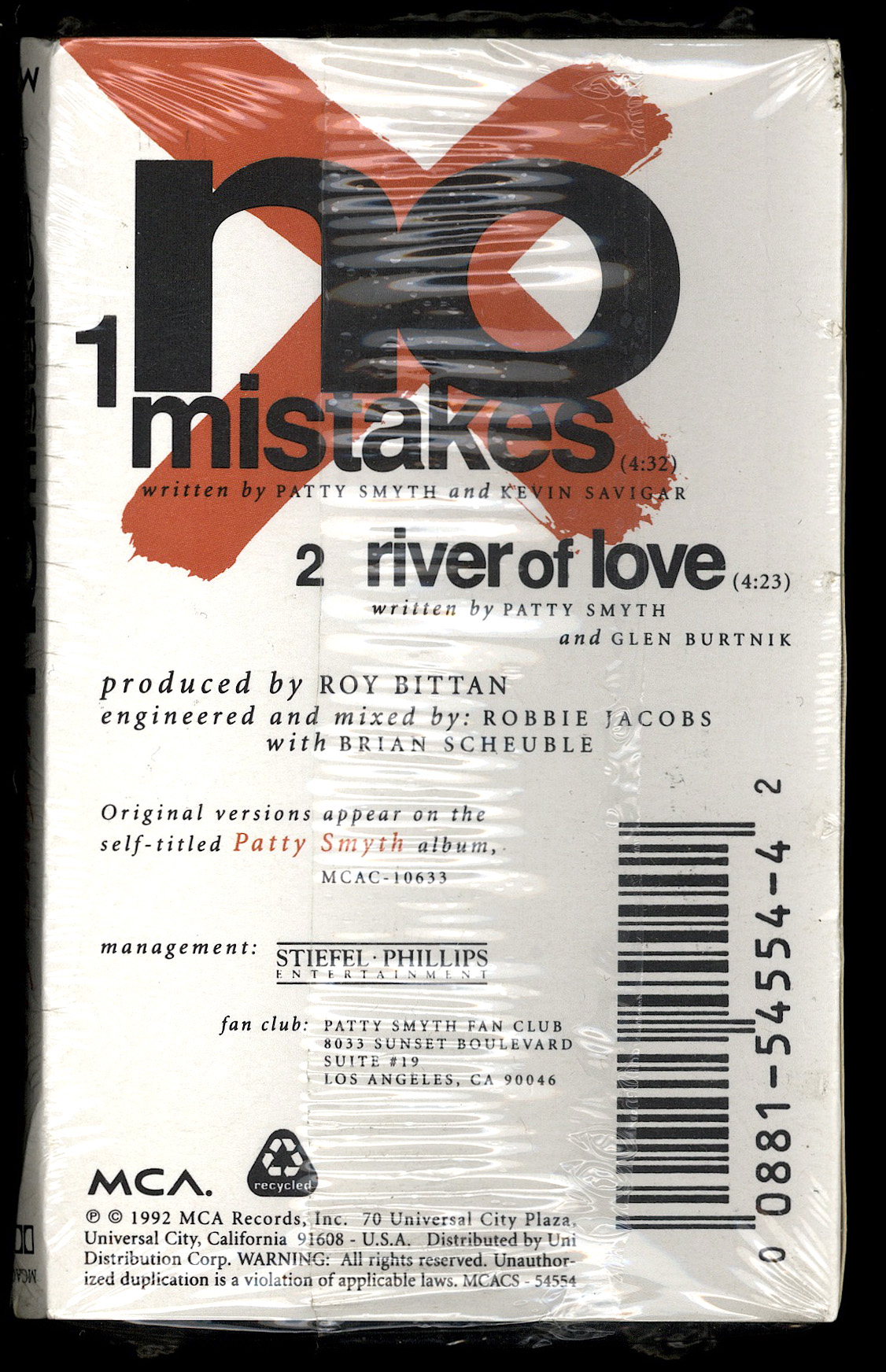 Cassingle cover