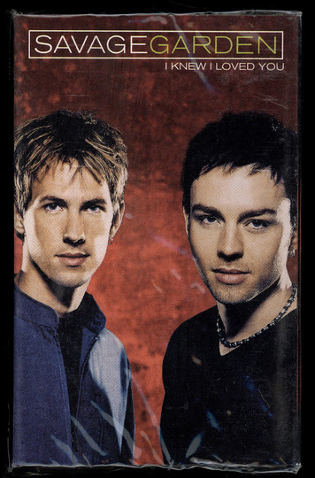 Savage Garden cassingle front image