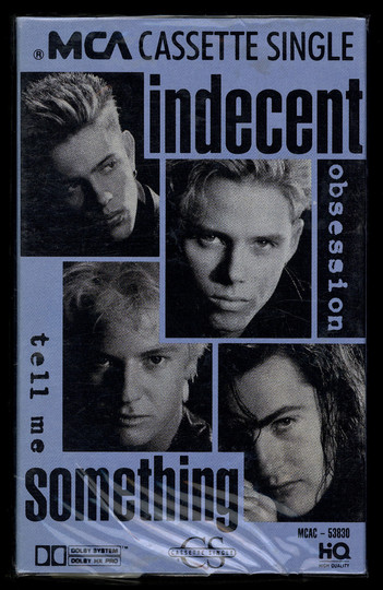 Indecent Obsession cassingle front image