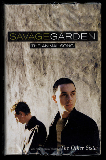 Savage Garden cassingle front image